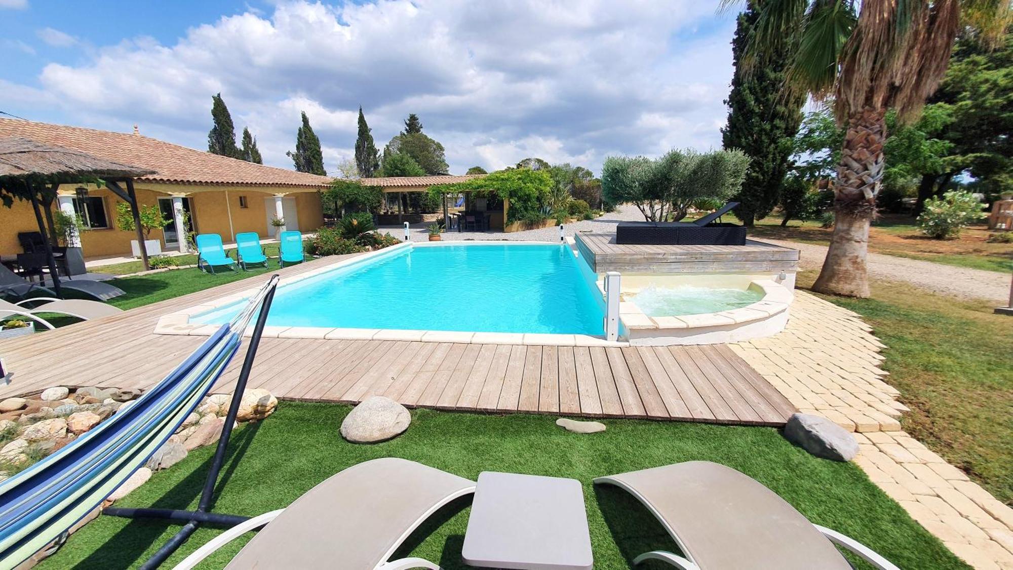 Villa Spacieuse A Beziers Avec Piscine Privee Et Jacuzzi ภายนอก รูปภาพ